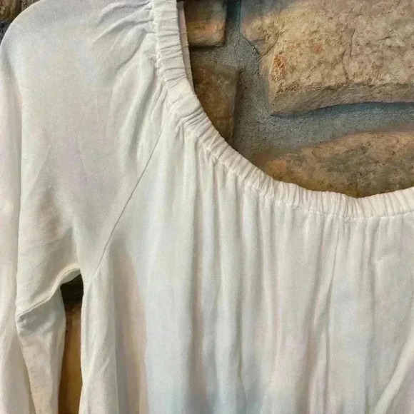 Entro Womens Floral Boho Midi Lined Rayon Johnny Was like dress small - Picture 7 of 13